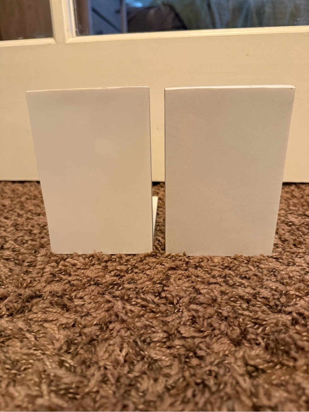 Hobby Lobby White Owl Bookends with Gold Glasses - Picture 5 of 9